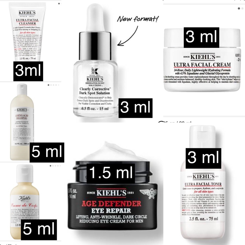 Kiehl’s 7 Deluxe Samples Set